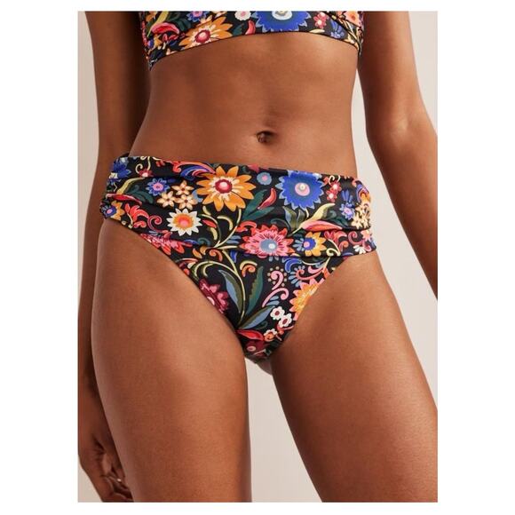 Boden Full Coverage Floral Swimsuit Bottom Size 8 - Picture 2 of 7